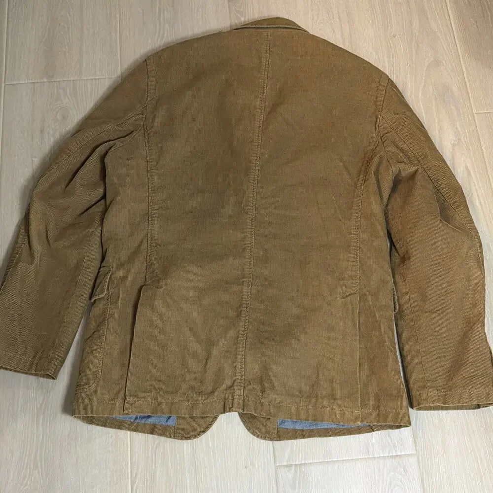 JCrew Men’s L Sport Coat Corduroy Blazer Jacket Tan Academia Classic Preppy